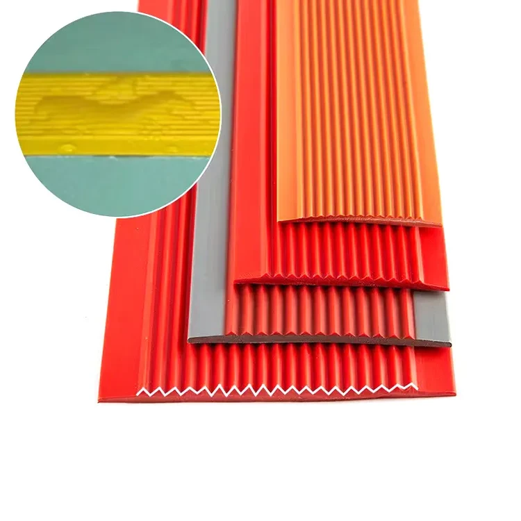 Plastic Rubber Stair Nose Edge Trim,Stair Step Edging Protection Decoration Guard For School And Home Use